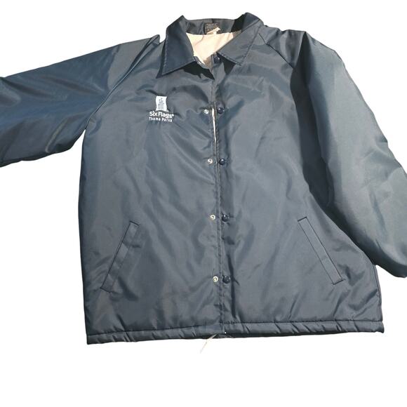 *Rare* Six Flags Theme Park Puffer Jacket - Picture 1 of 5